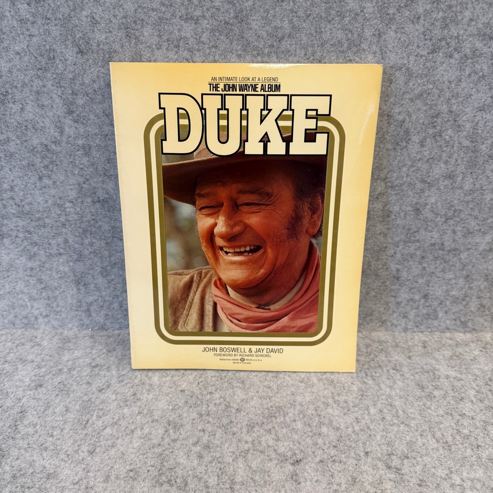Duke: The John Wayne Album by John Boswell and Jay David, Vintage Paperback 1979